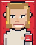Gleisi, carta em pixel art