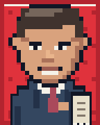 Haddad, carta em pixel art
