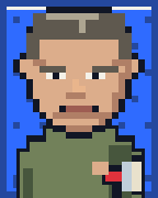 Jair, carta em pixel art