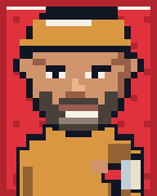 Sindicato, carta em pixel art